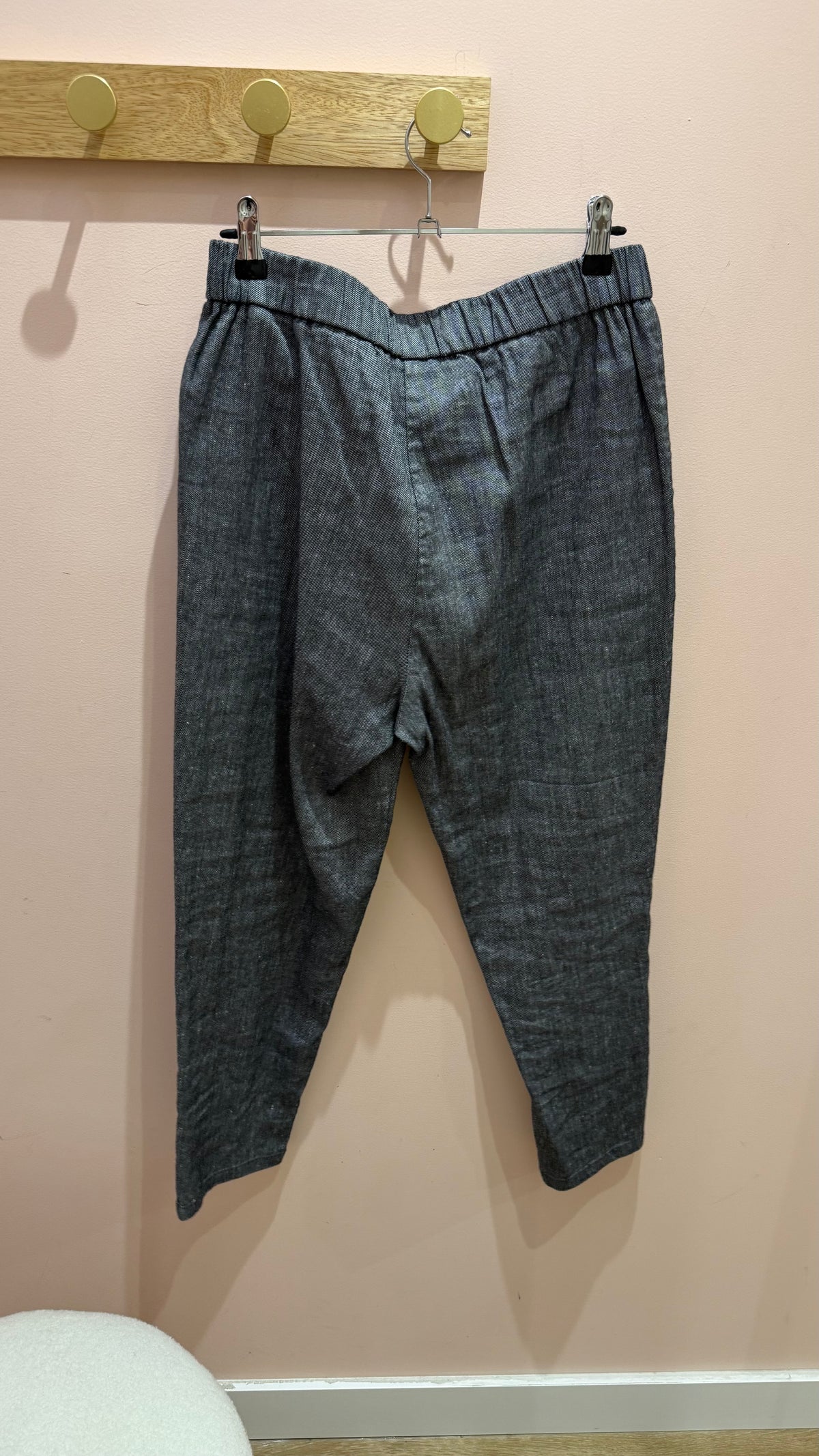 One Step - Pantalon gris chiné - T.40