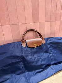 Sac bleu XL Longchamp Le Pliage