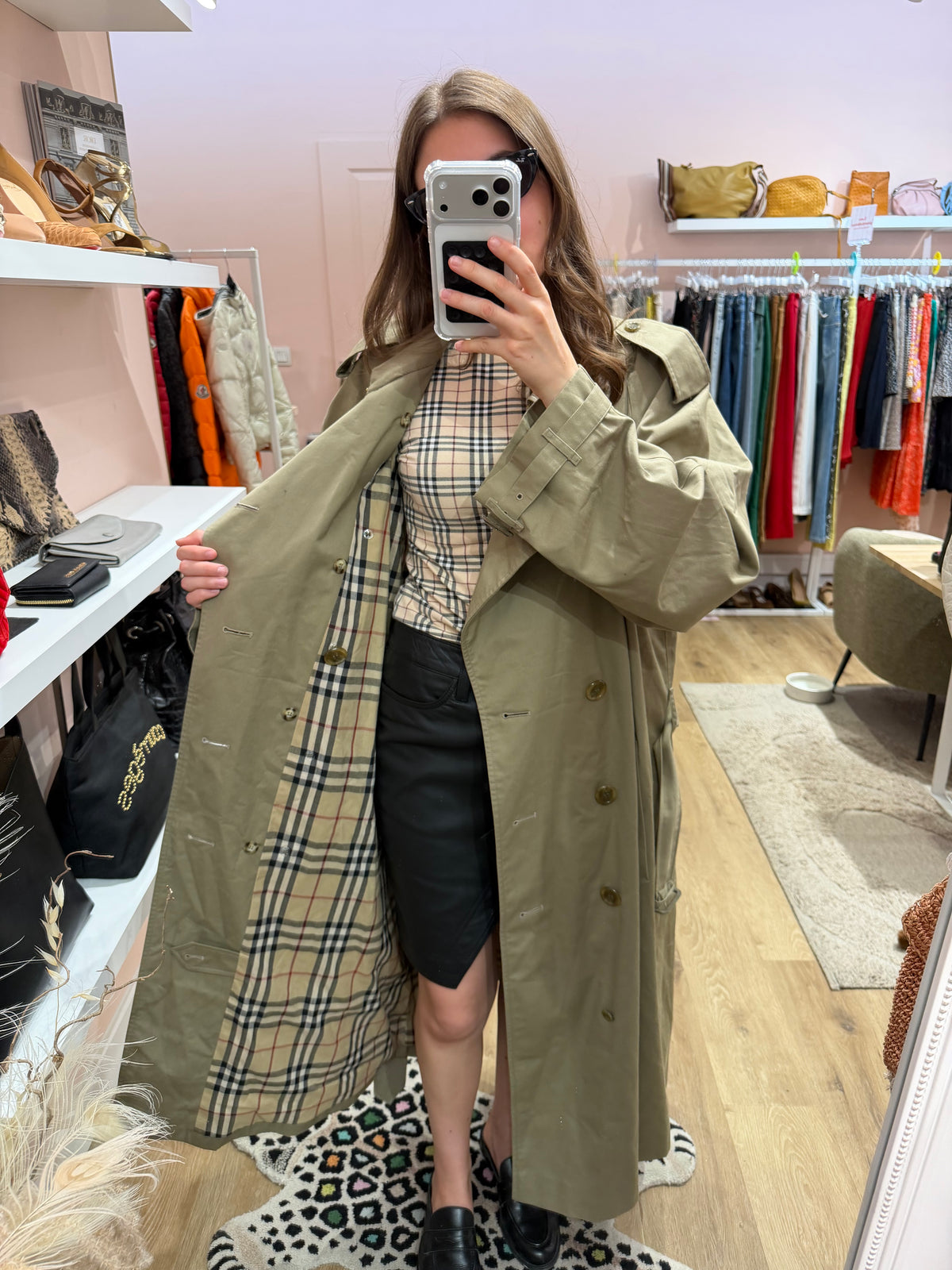 Trench Burberry taille XL kaki 11/08