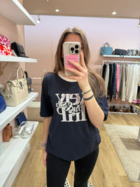 T-shirt bleu col blanc manches courtes ba&sh T.XS/S 31/05