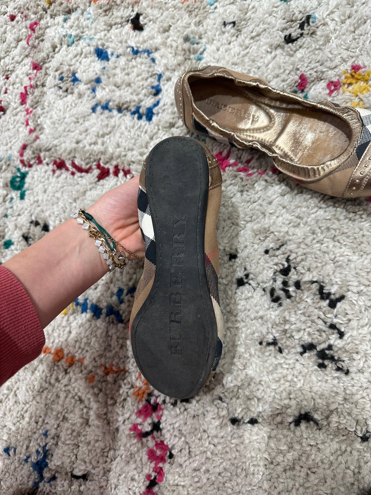 Ballerines Burberry cuir