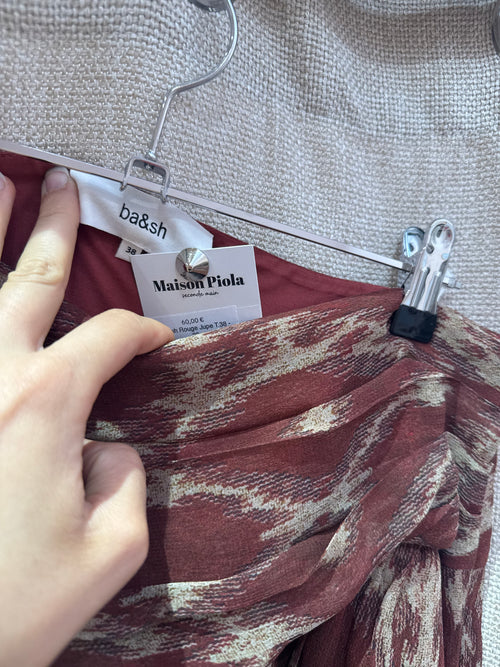 Jupe rouge Ba&sh T.38 08/06