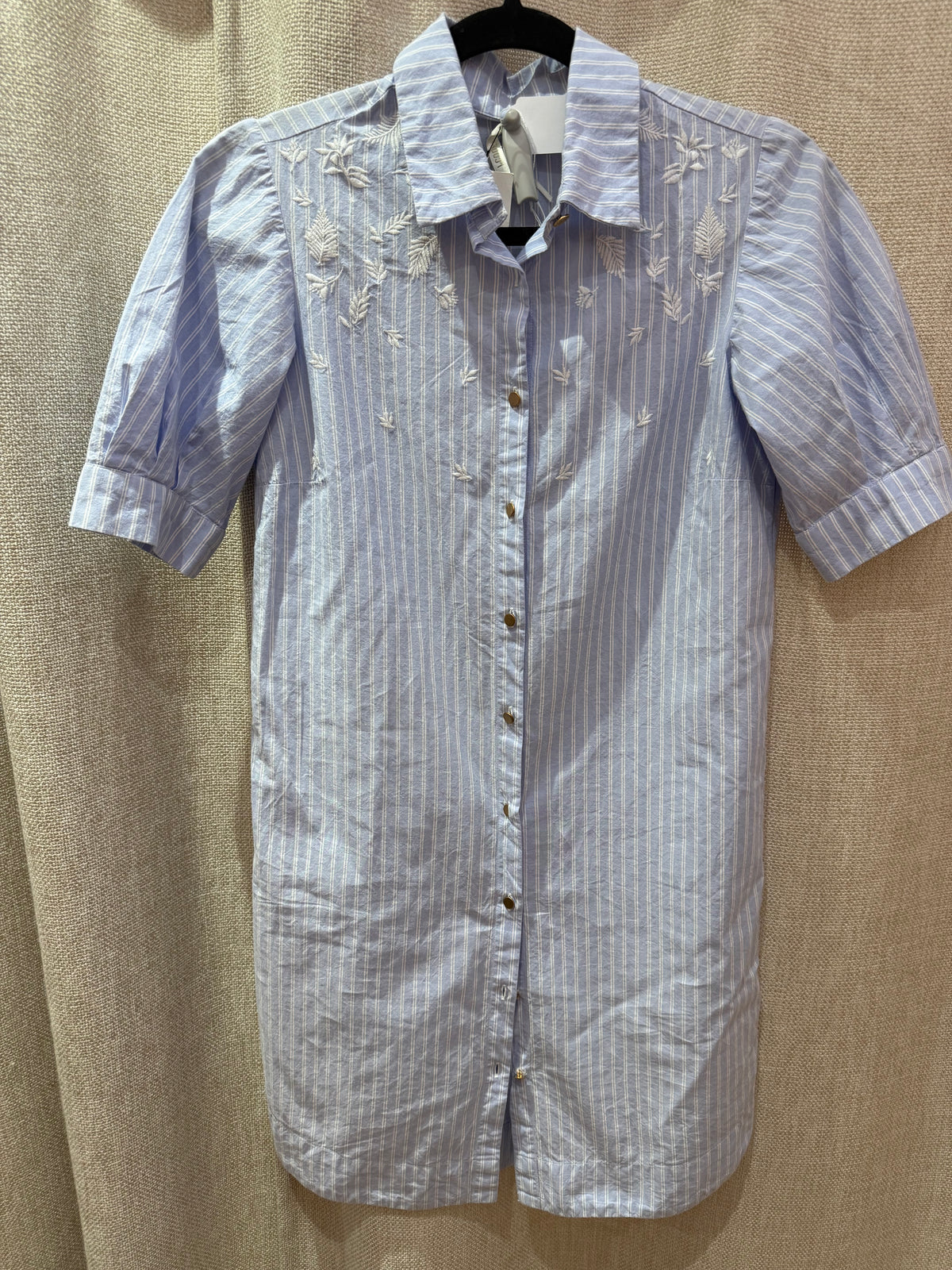 Robe bleu ciel à rayures I.Code T.34 16/06