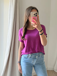 T-shirt Notshy violet T.XS