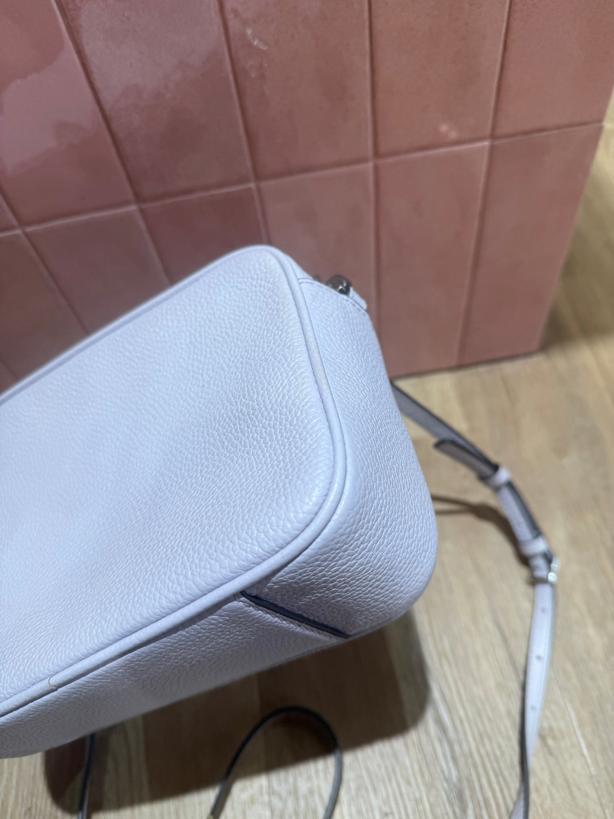 Sac violet en cuir Michael Kors