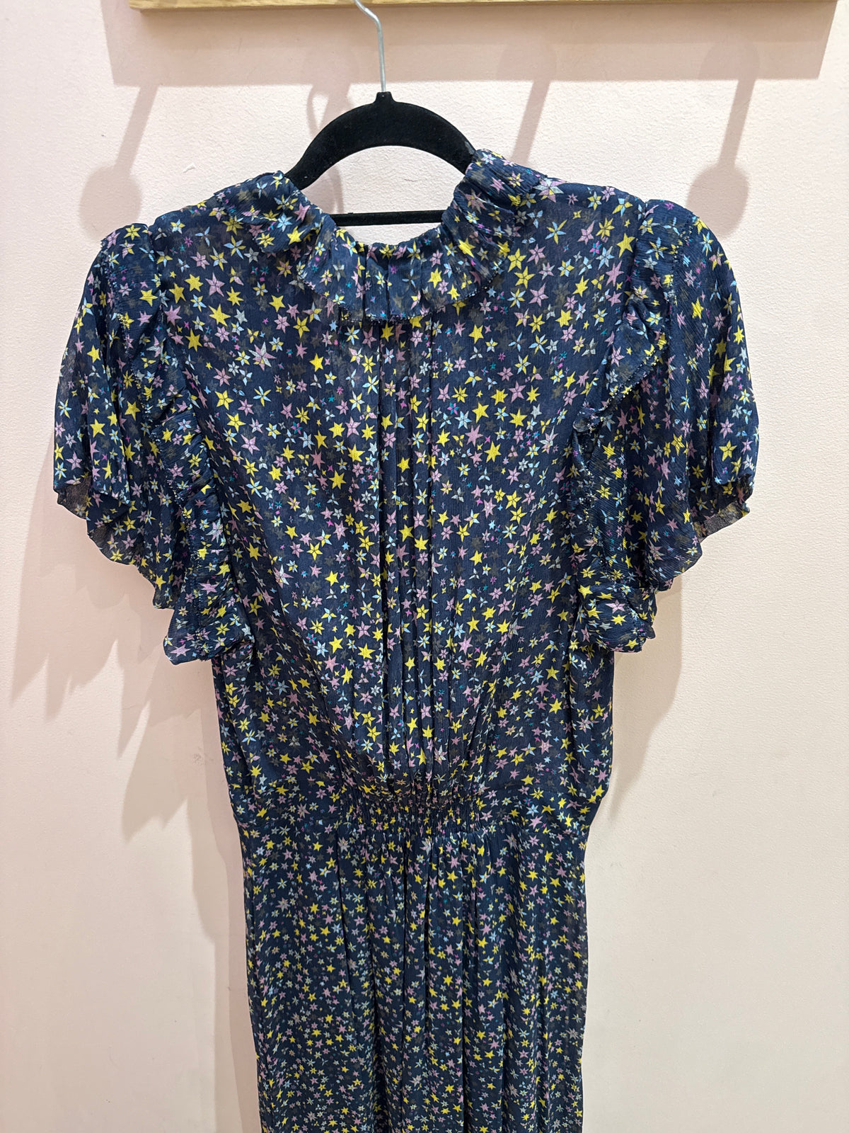 Robe bleu marine étoile jaune Zadig & Voltaire T.L
