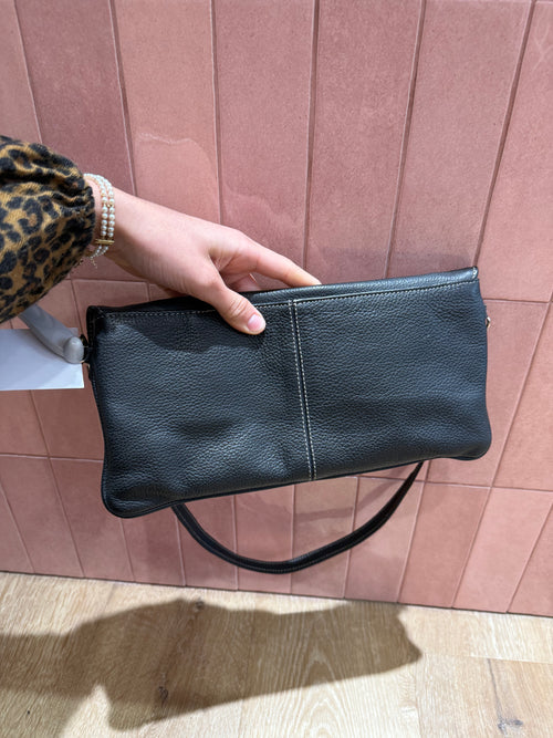 Sac noir cuir Vannini