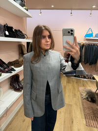 Blazer à carreaux gris Zadig & Voltaire T.40 07/09