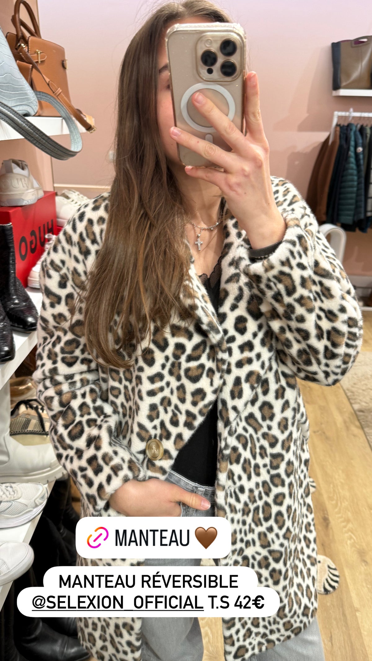 Manteau léopard Selexion T.S
