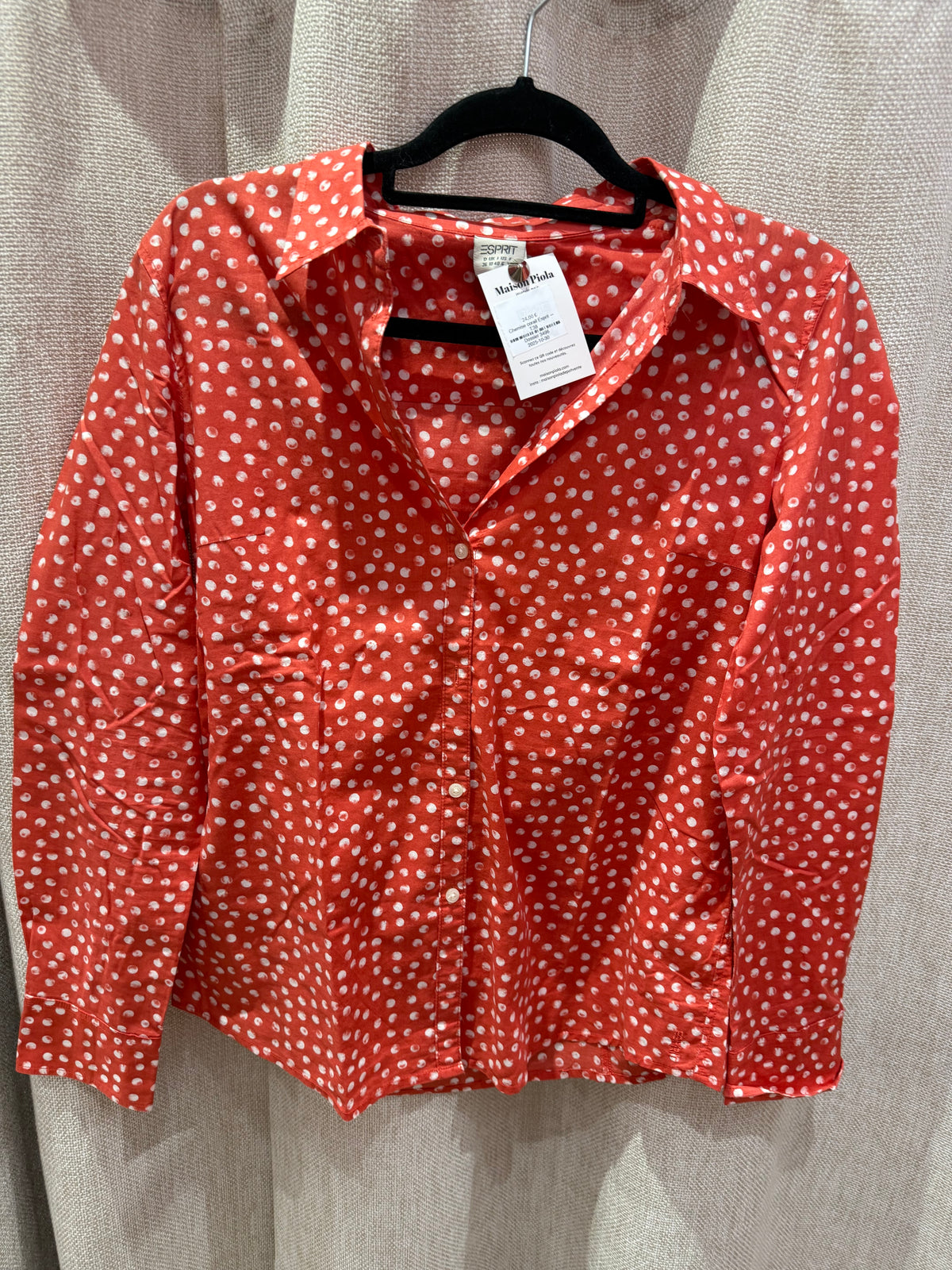 Chemise corail Esprit — T.38