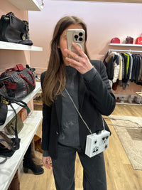 Pochette Karl Lagerfeld blanche taille unique