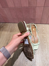Sandales vertes Bobbies T.39 01/06
