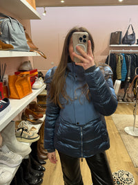 Doudoune bleue duvet Daniela - T.S