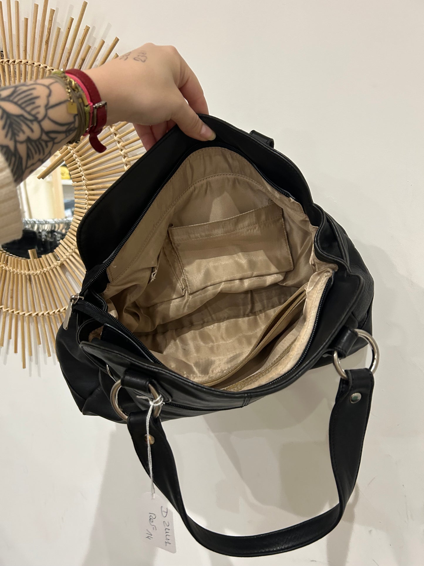 Sac en cuir terre de sienne