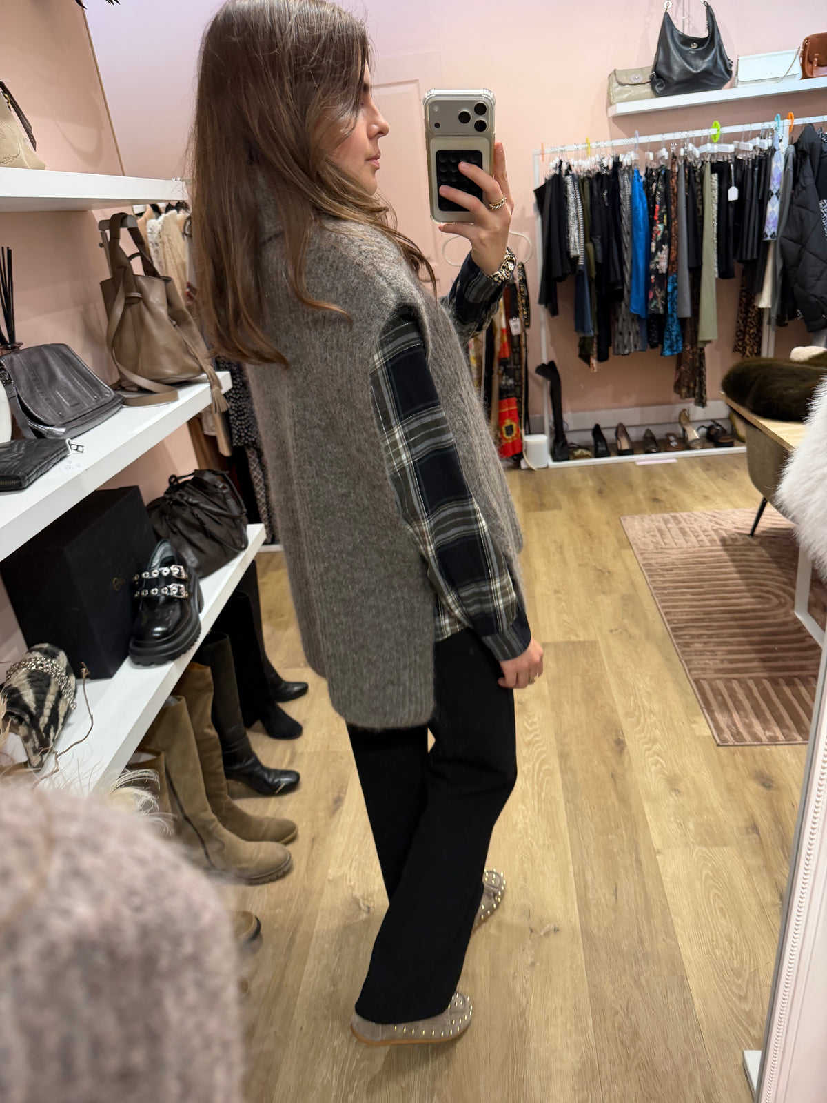 Pull gris sans manches Object T.L 16/10