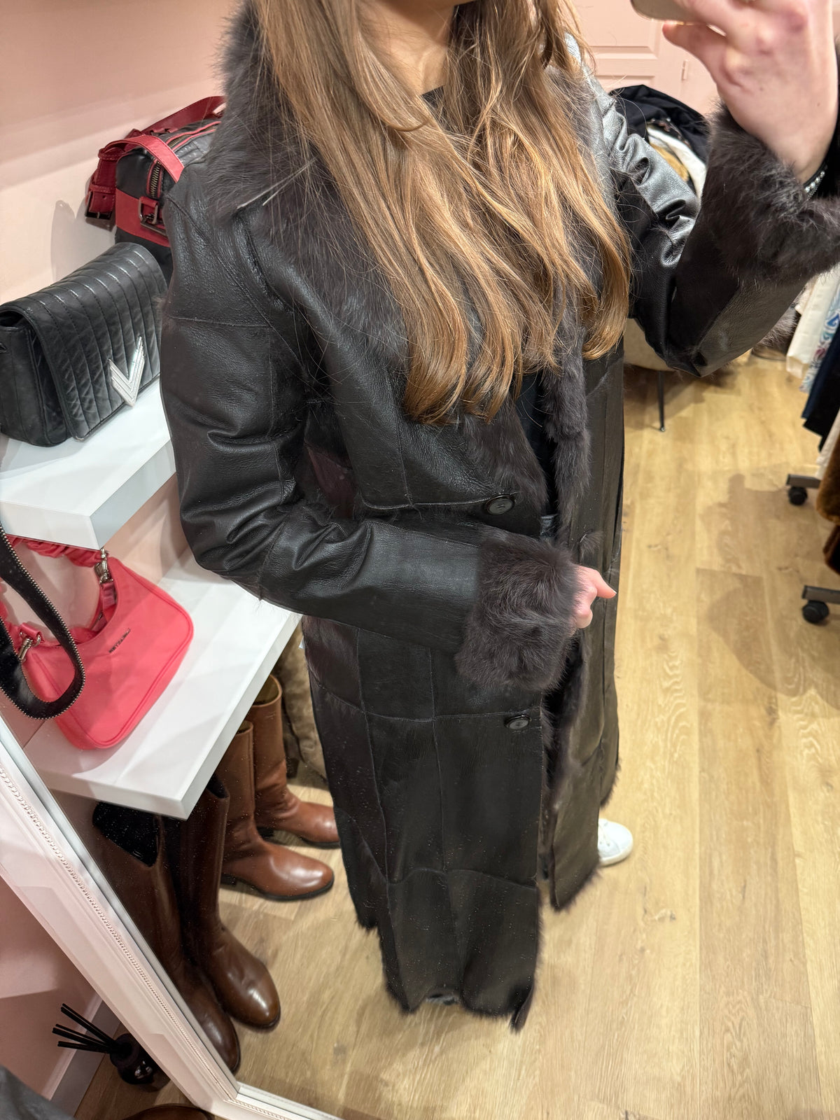 Cheyenne - Veste en cuir - Marron - T.M