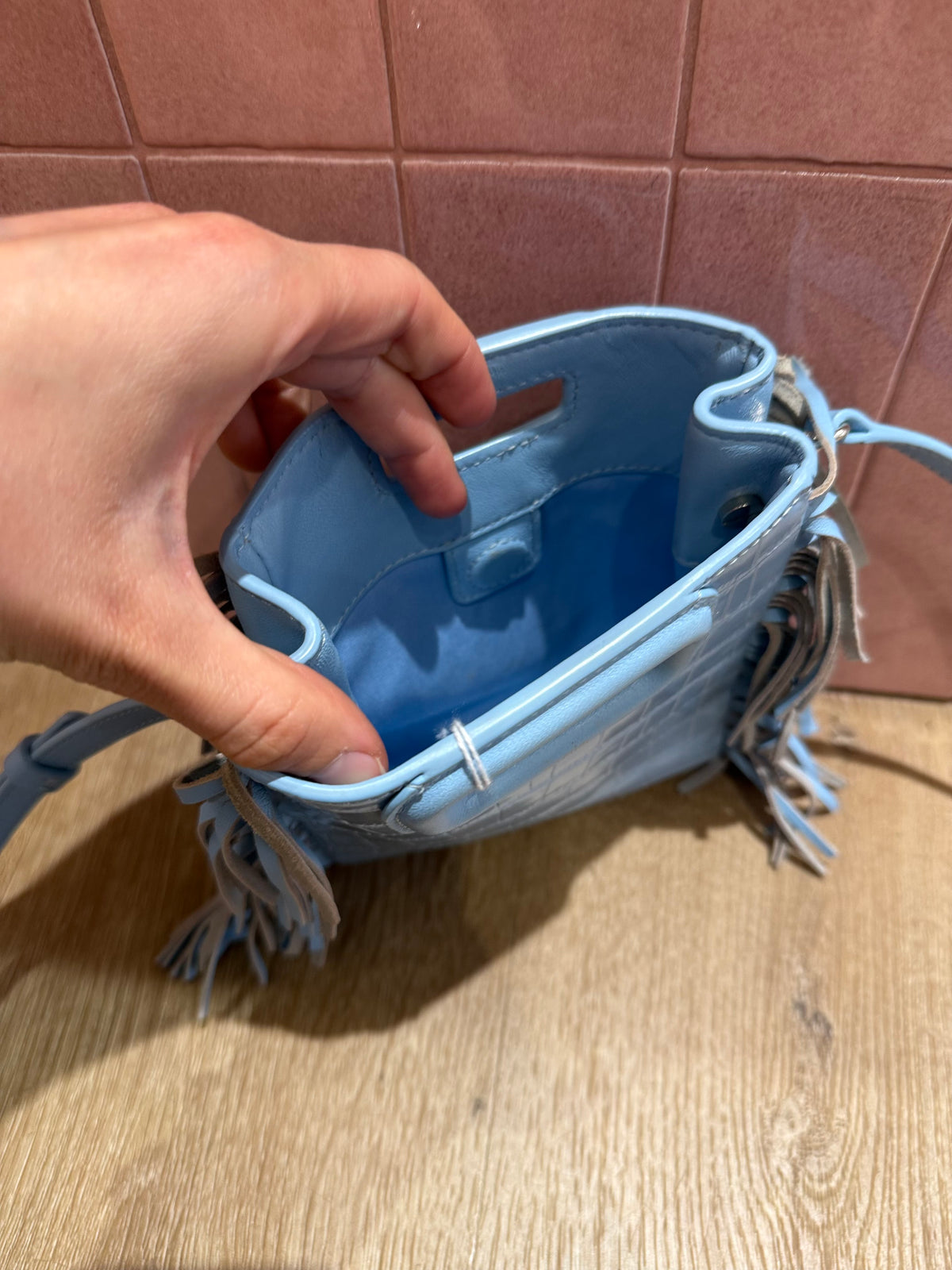 Sac Maje en cuir vente privée