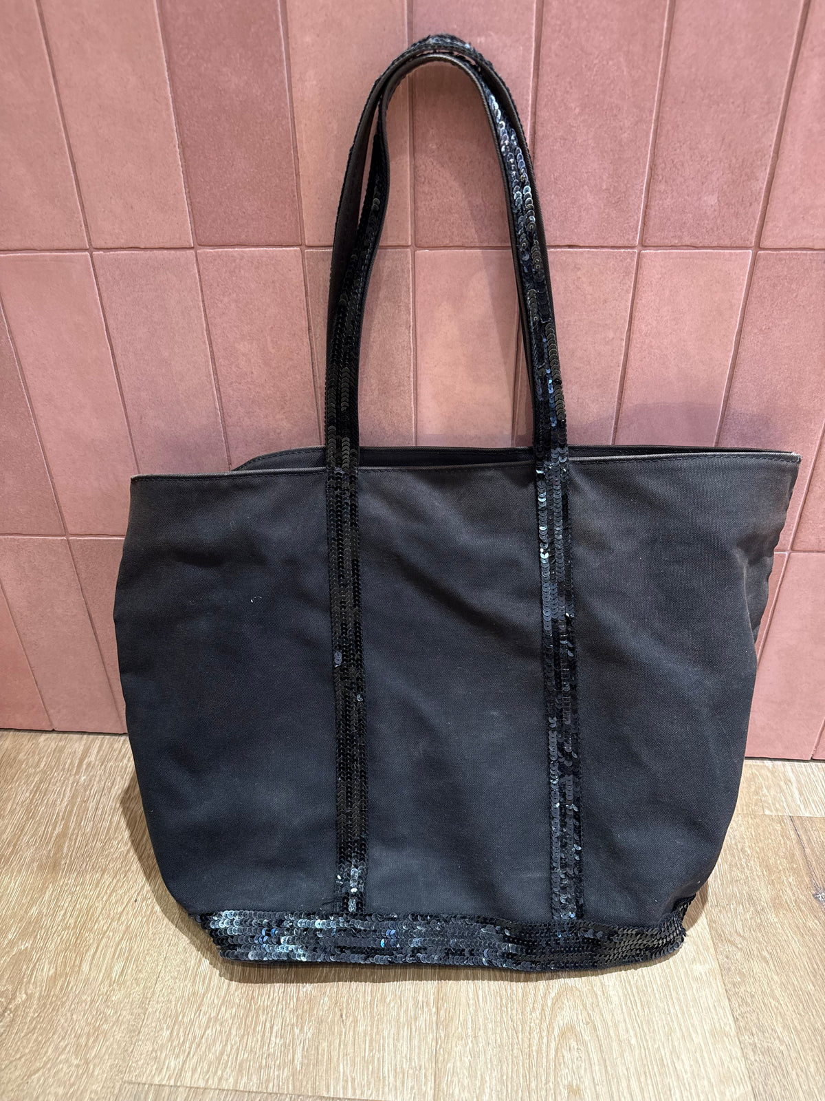 Sac cabas noir Vanessa