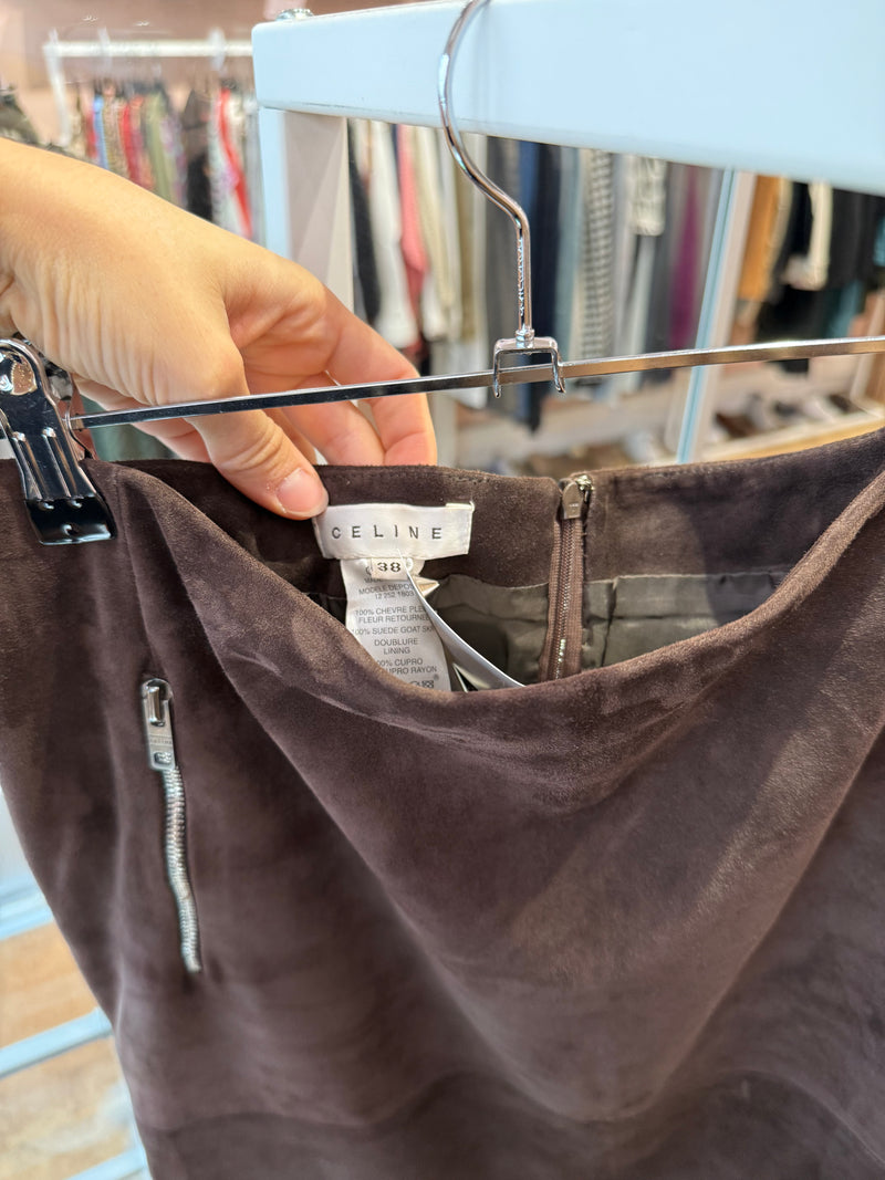 Jupe Céline daim T.38