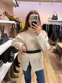 Manteau blanc Ba&sh - T.XS 15/10