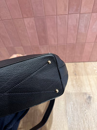 Sac en cuir Lancel noir