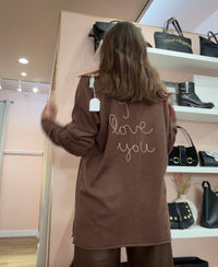 Pull marron laine et cachemire - ME369 - T.M 10/09