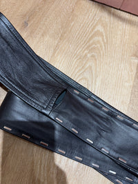 Ceinture noire détails argentés Iro T.75 14/09