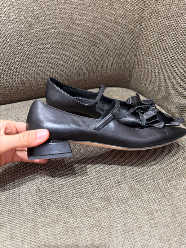 Jimmy Choo - Ballerines noires - T.37 01/09