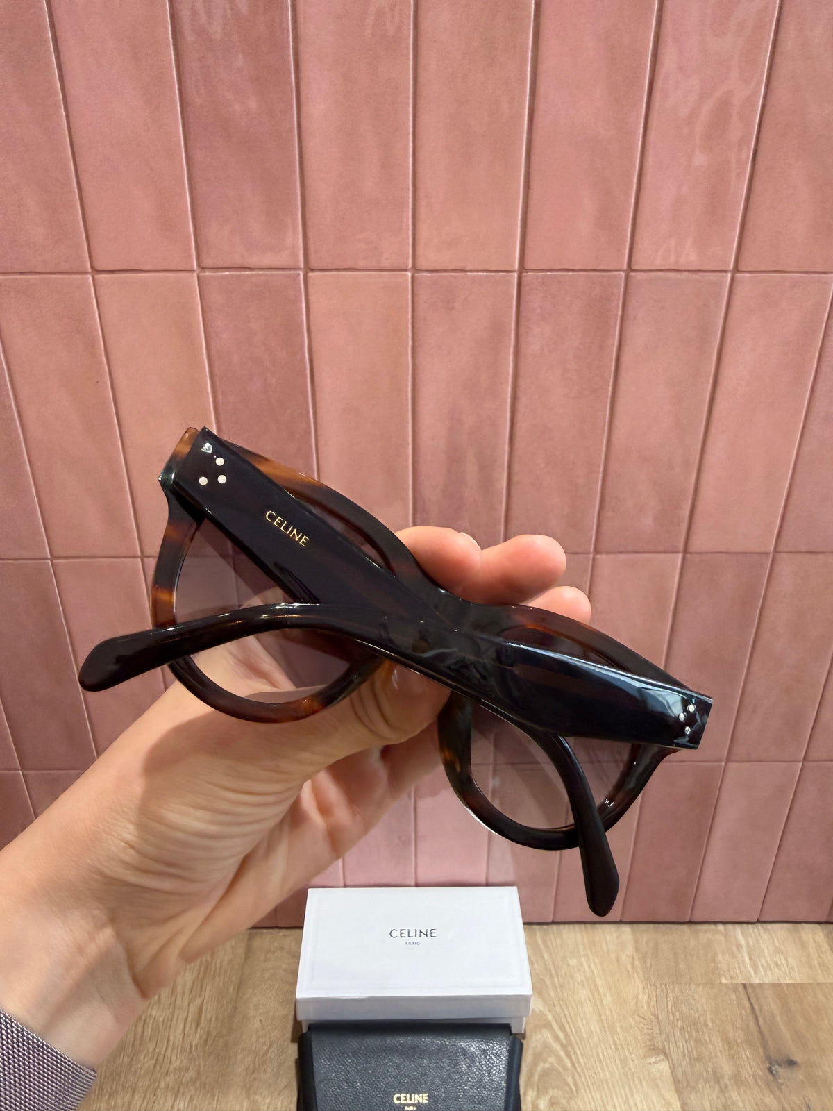 Lunette de soleil Céline Marron 09/06
