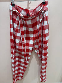 Pantalon Sister Jane rouge et blanc T.L