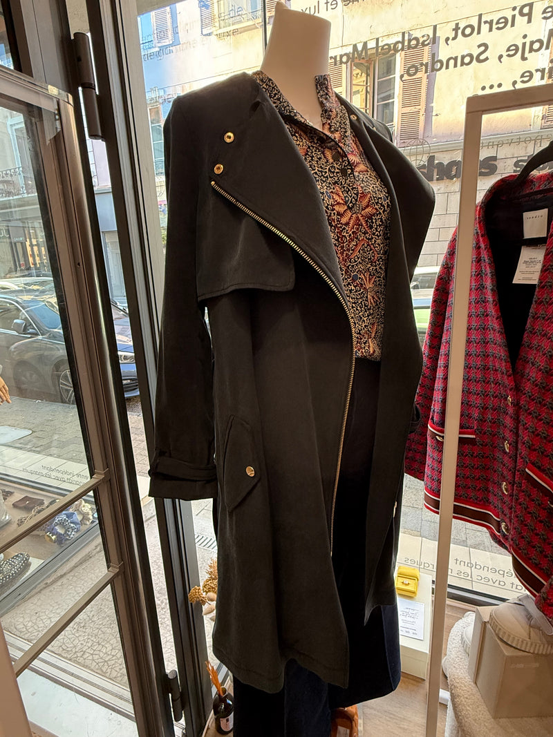 Trench ikks gris taille 40