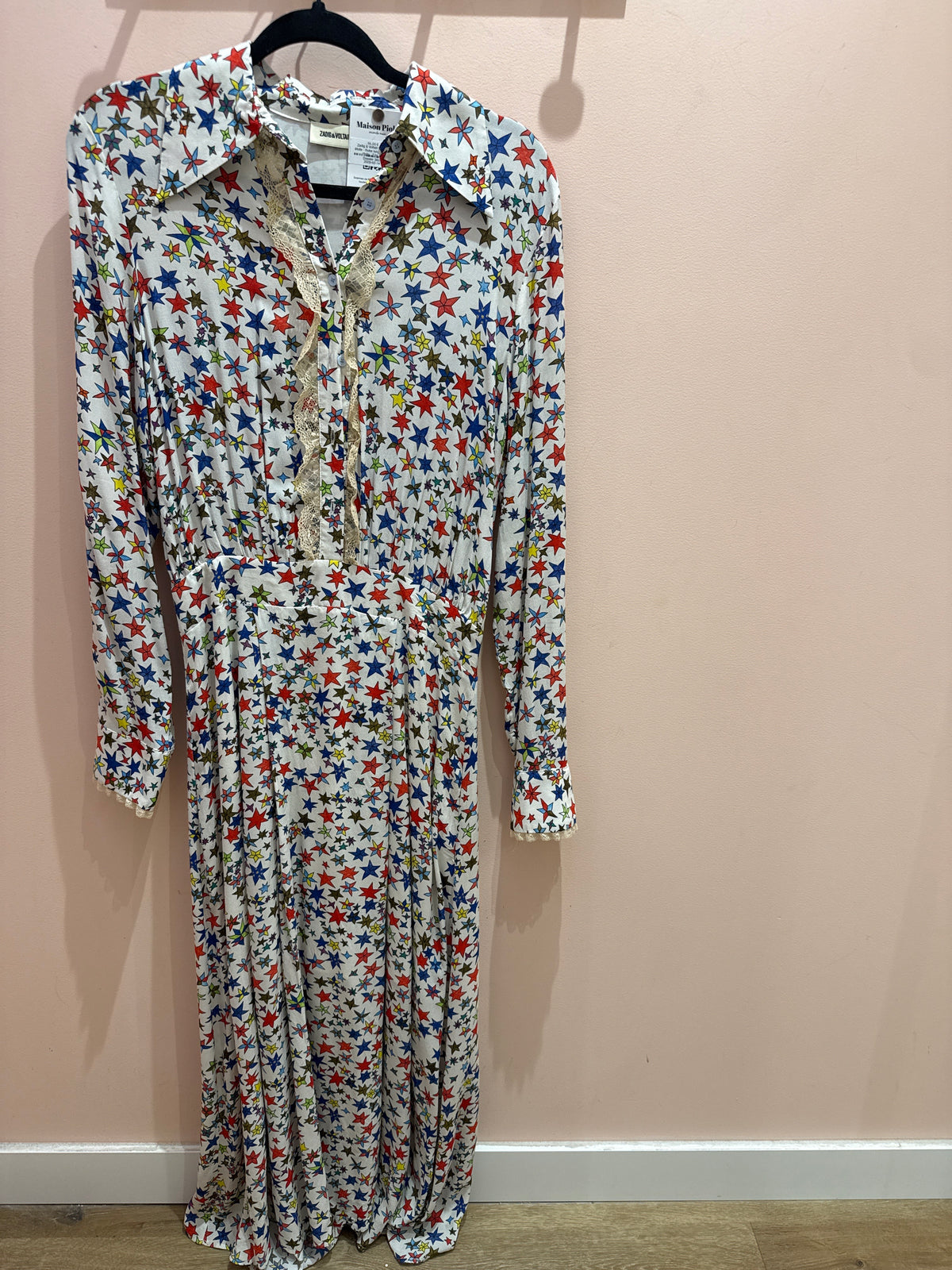 Zadig & Voltaire - Motif étoile - Robe longue motif étoile - T.M