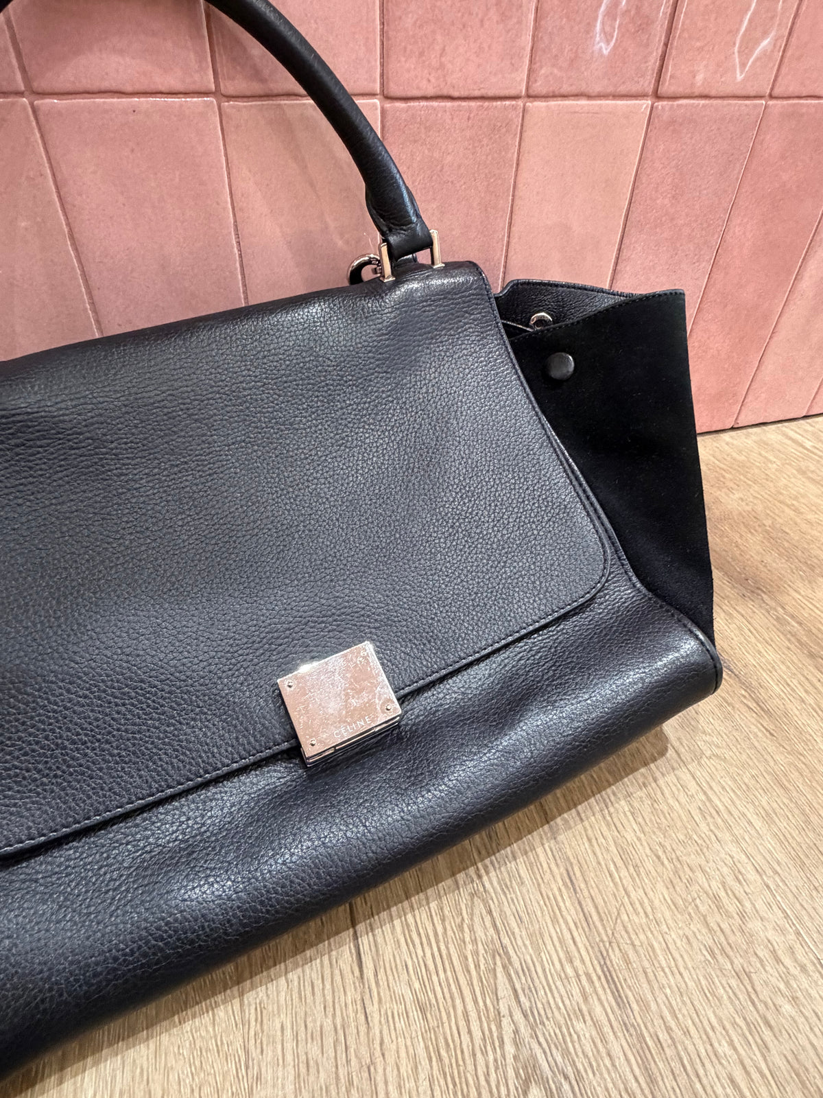 Sac Trapèze noir Céline 21/09