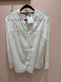 One Step - Chemise blanche dentelle - blanc dentelle - 42