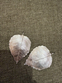 Boucles d'oreilles argent feuille Aurélie Bidermann 17/06