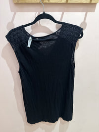 IKKS Débardeur noir dentelle T.M