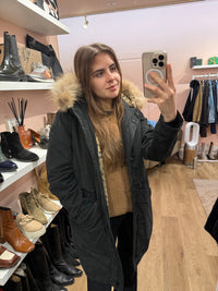 Doudoune noire I.Code T.40