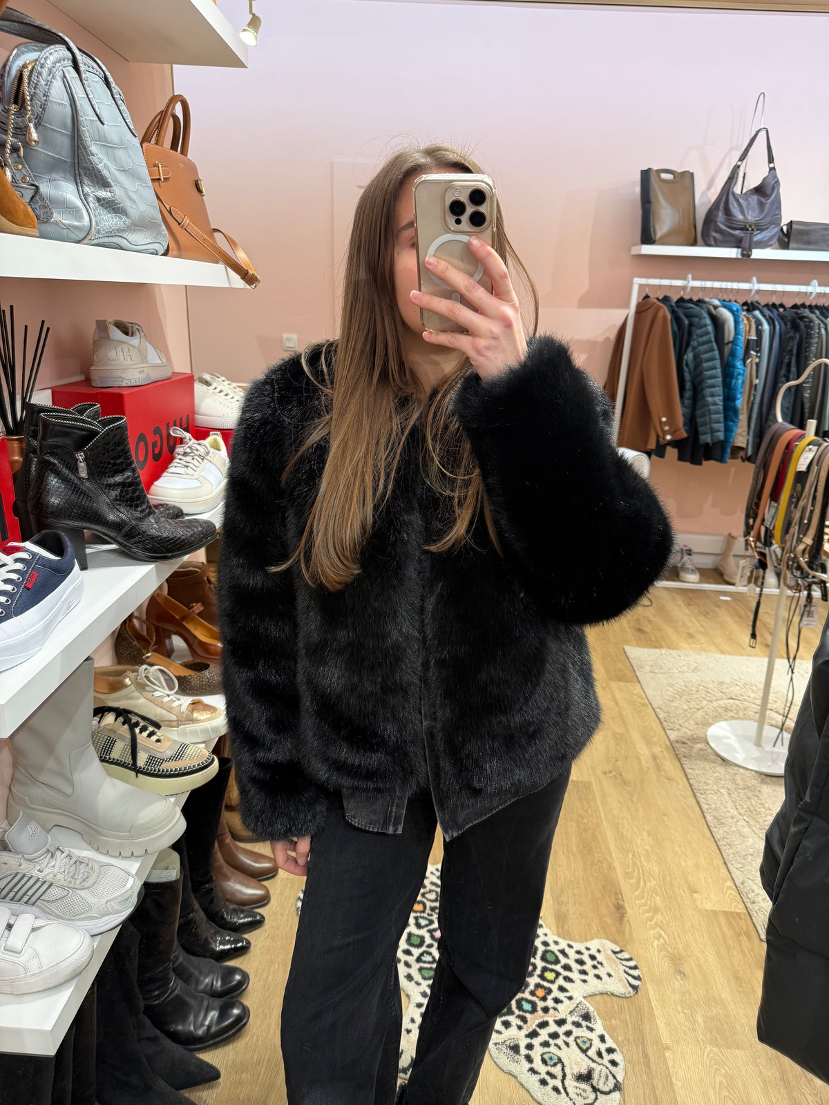 Doudoune Soya Concept noire T.L