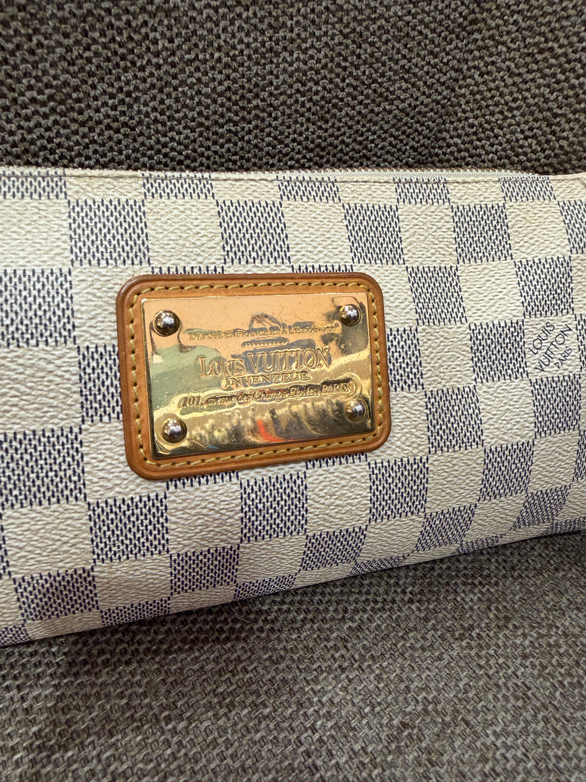Sac Eva Louis Vuitton damier azur 17/09