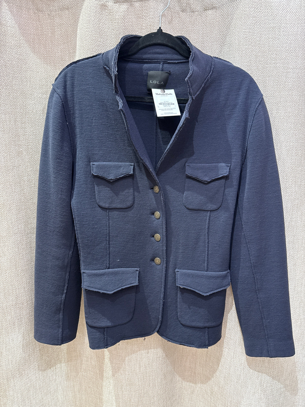 Veste bleu LOLA T.XL