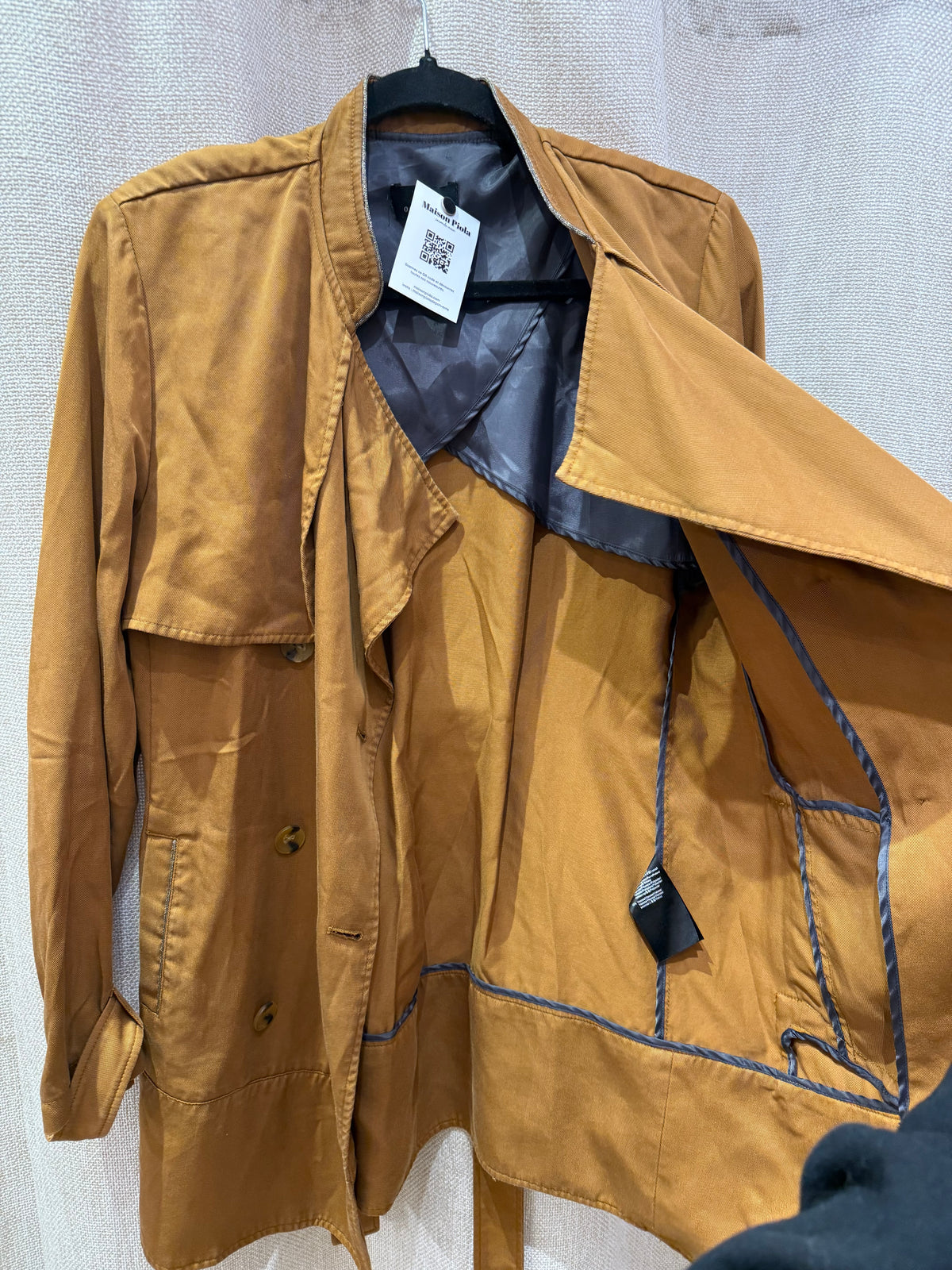 Trench marron One Step T.40
