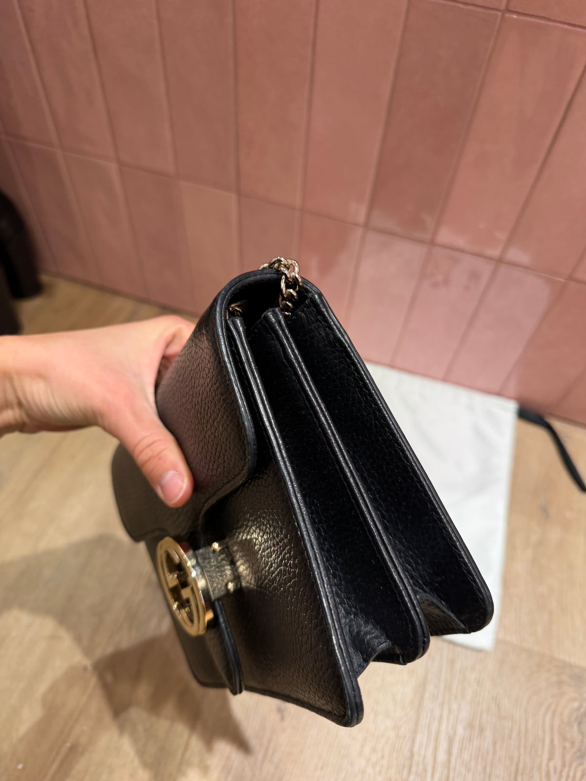Sac noir Gucci Interlocking 23/10