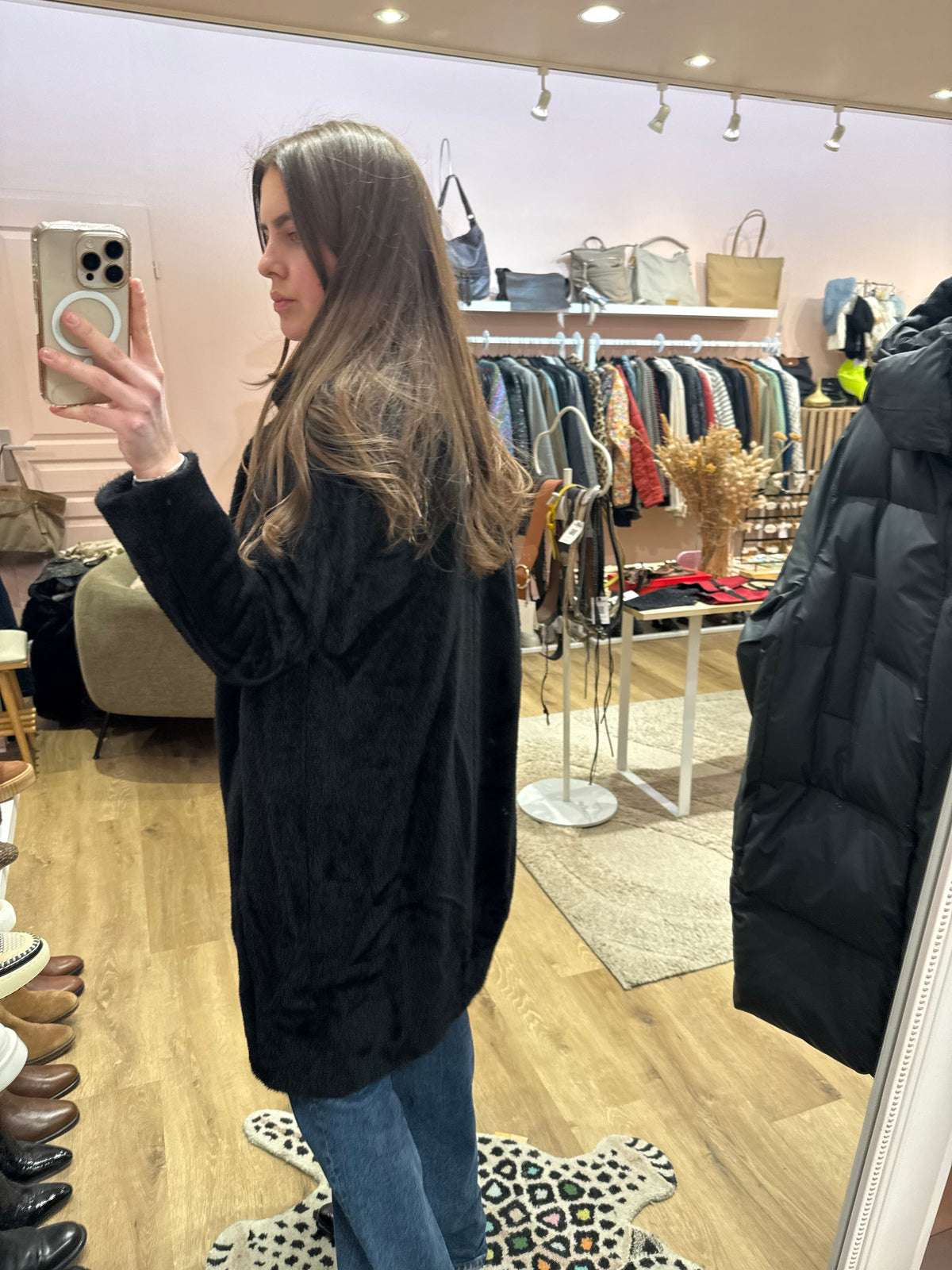 Manteau bleu marine Max Mara T.36