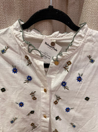 Blouse brodée I.code blanc T.L