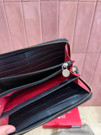 Porte-feuille lancel croco noir 30/06