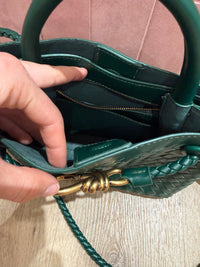 Sac vert tressé