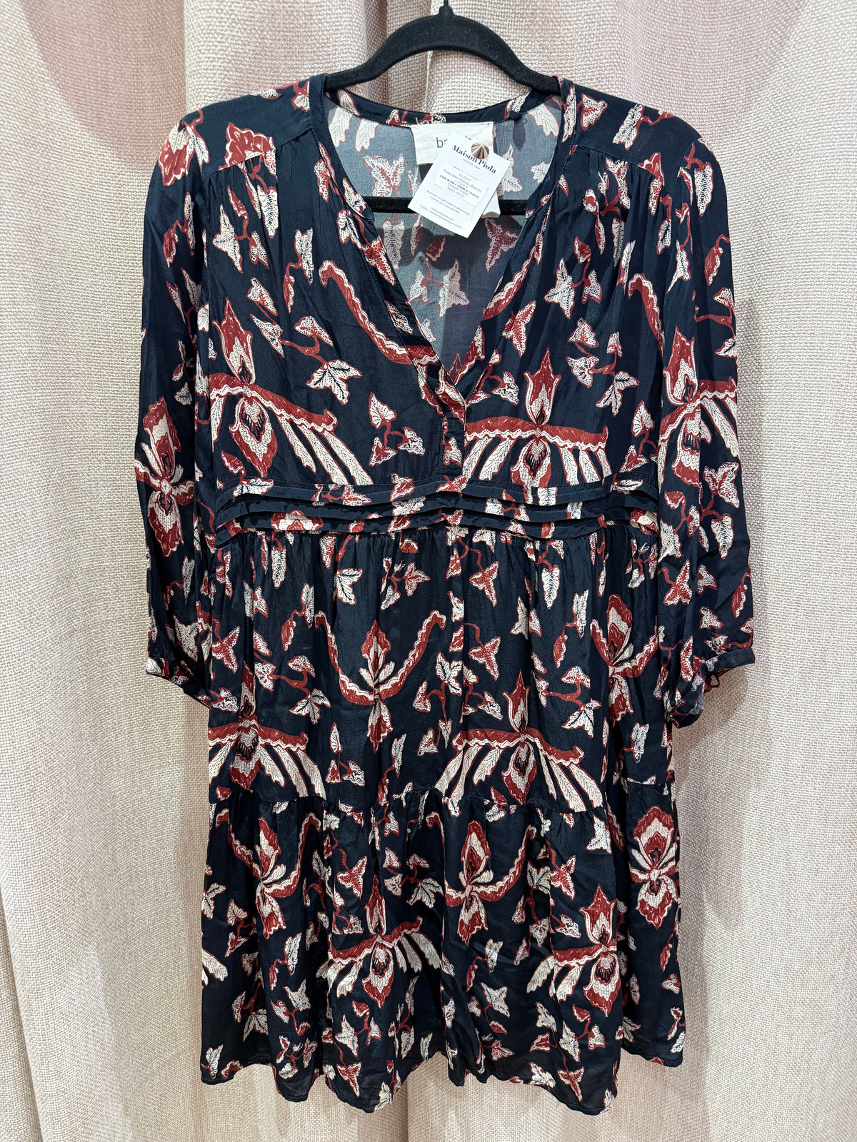 Robe bleu marine (Ba&sh) — T.XS/S