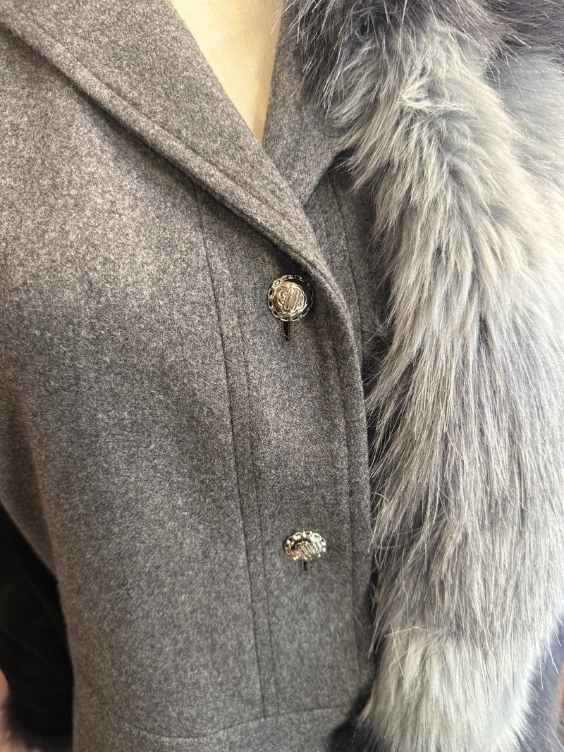 robe maje grise taille 42
