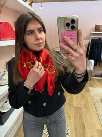Foulard Chanel rouge TU