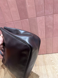 Sac marron en cuir Longchamp